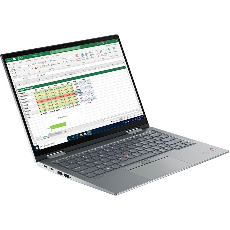 Ноутбук Б/У 14 Lenovo ThinkPad X1 Yoga Gen 6: Intel Core i5-1135G7, DDR4 16 GB, SSD 512 GB, Intel Iris Xe, IPS, Full HD, Touchscreen, 4G (LTE), Key L Фото: 3
