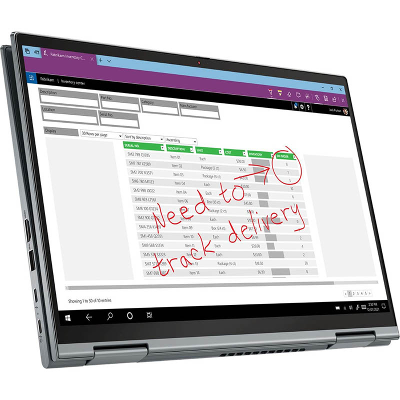 Ноутбук Б/У 14 Lenovo ThinkPad X1 Yoga Gen 6: Intel Core i5-1135G7, DDR4 16 GB, SSD 512 GB, Intel Iris Xe, IPS, Full HD, Touchscreen, 4G (LTE), Key L Фото: 7