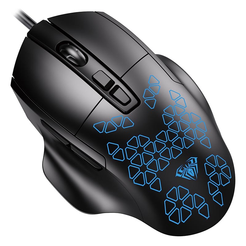 Мышь Aula F812 Wired gaming mouse with 7 keys Black (6948391213132) Фото: 1
