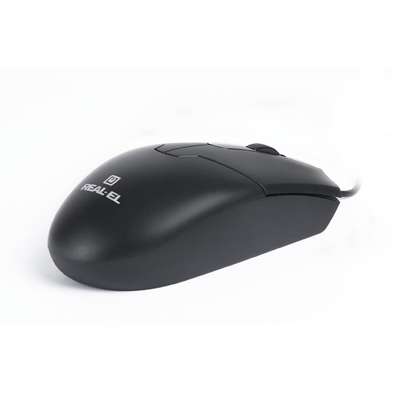 Мышь REAL-EL RM-208 Black (EL123200030) Фото: 3