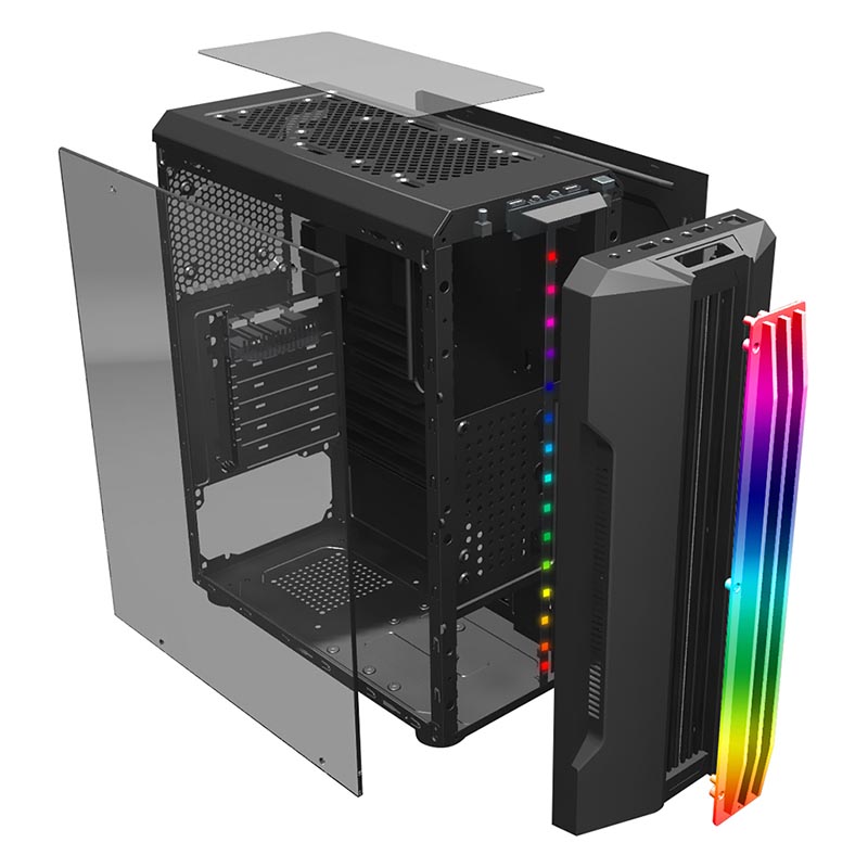 Компьютер Б/У 1st Player R3 A-3R1: Intel Core i5-7400, Intel HD, Mini-Full-Tower Фото: 2