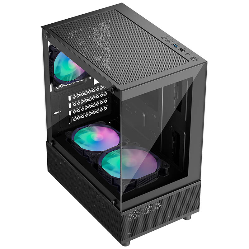 Компьютер STALKER (Mi2-A-BK-2F7R-1F7 Black): AMD Ryzen 5 8400F, GeForce RTX 5060, Mini-Midi-Full-Tower Фото: 1