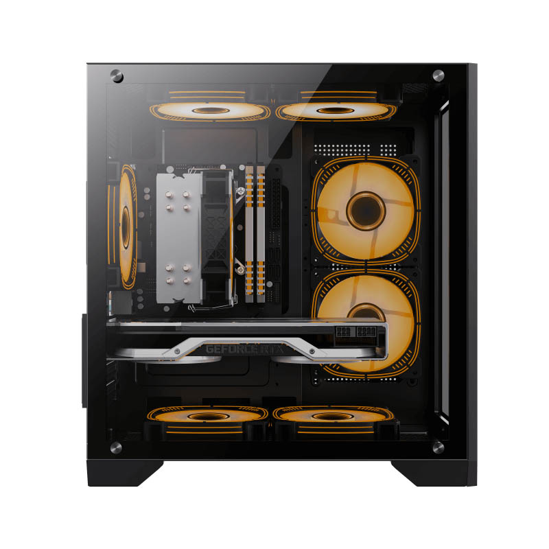 Компьютер STALKER (Infinity Mini Black): AMD Ryzen 5 8400F, GeForce RTX 5060, Mini-Midi-Full-Tower Фото: 3