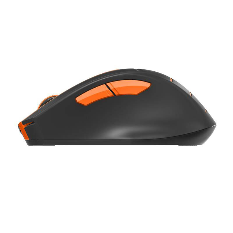 Мышь A4Tech FG30S Orange/Black USB беспроводная Фото: 3
