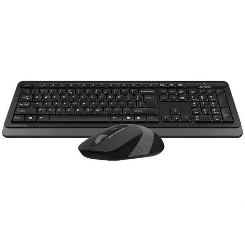 Комплект (клавиатура+мышь) A4Tech FG1012S Black/Grey USB беспроводные Фото: 1
