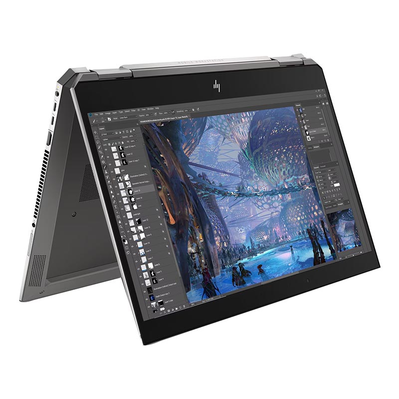 Ноутбук Б/У 15.6 HP ZBOOK Studio X360 G5: Intel Core i7-8750H, nVidia Quadro P1000, IPS, Full HD, Touchscreen, Key Light, Screen 360 Фото: 1
