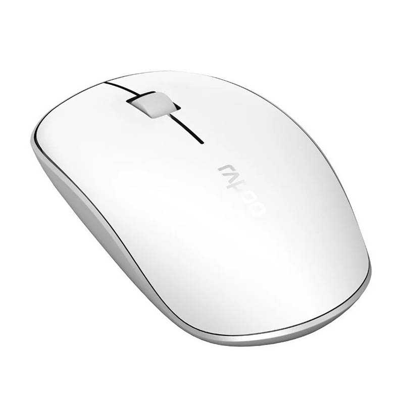 Мышь Rapoo M200 Silent Wireless Multi-mode Bluetooth White Фото: 2