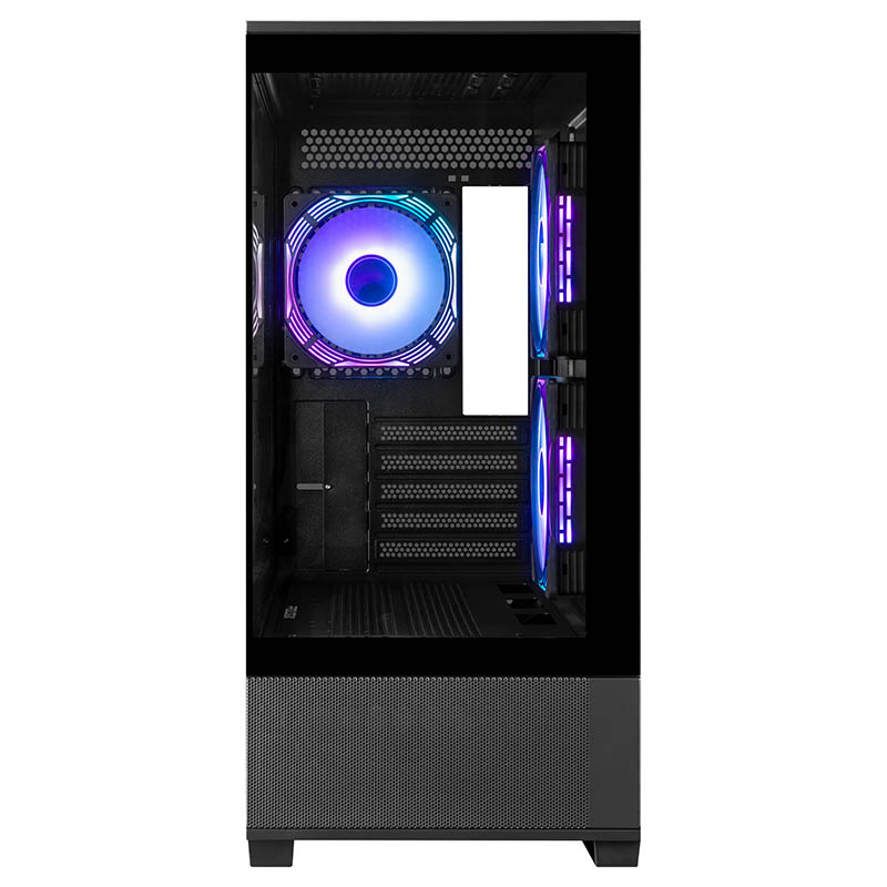 Компьютер STALKER (Axon GM-03AB Glass Black): AMD Ryzen 5 7400F, GeForce RTX 5060, Mini-Midi-Full-Tower Фото: 2