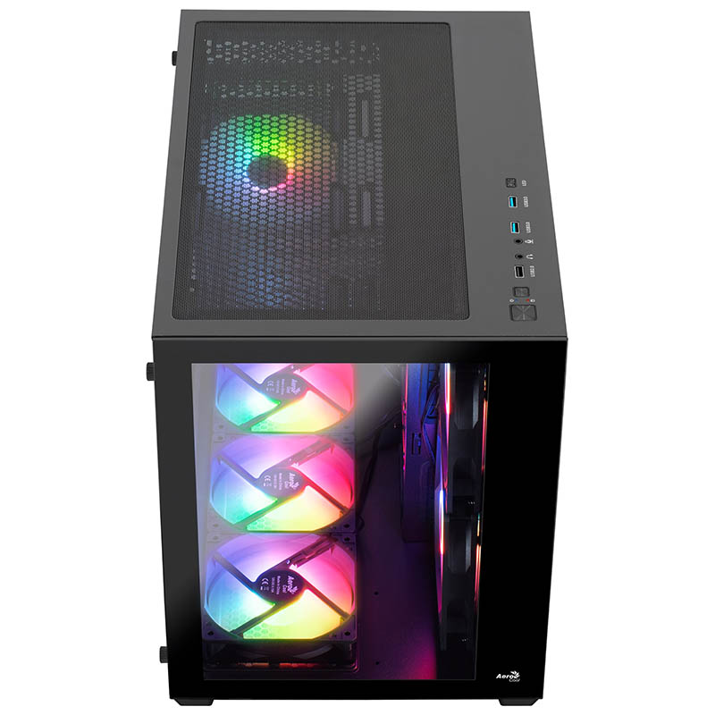 Компьютер AeroCool Dryft Mini-G-BK-v2: Intel Core i5-12400F, GeForce GTX 1070, Mini-Full-Tower Фото: 2