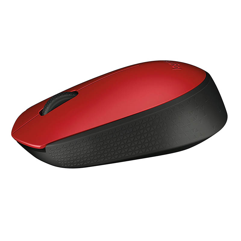 Мышь Logitech M171 беспроводная Red/Black Фото: 2
