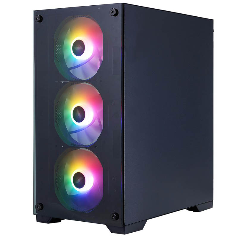 Компьютер HUNTER (X2-M-BK-4F7): Intel Core i5-12400F, DDR4 16 GB, SSD 512 GB, GeForce GTX 1050 Ti - Б/У, Mini-Midi-Full-Tower Фото: 2