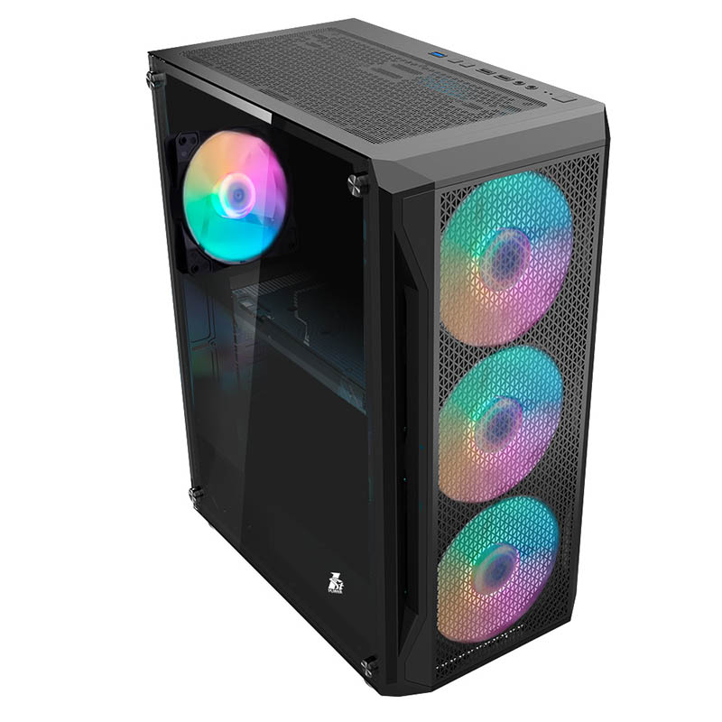 Комп`ютер Б/В 1stPlayer X5 3G6P-1G6 Black: Intel Core i5-12400F, GeForce RTX 4060, Mini-Full-Tower Фото: 1