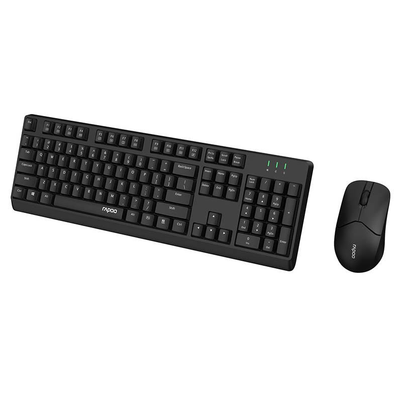 Комплект (клавиатура+мышь) Rapoo X1500 Wireless Black беспроводные Фото: 2