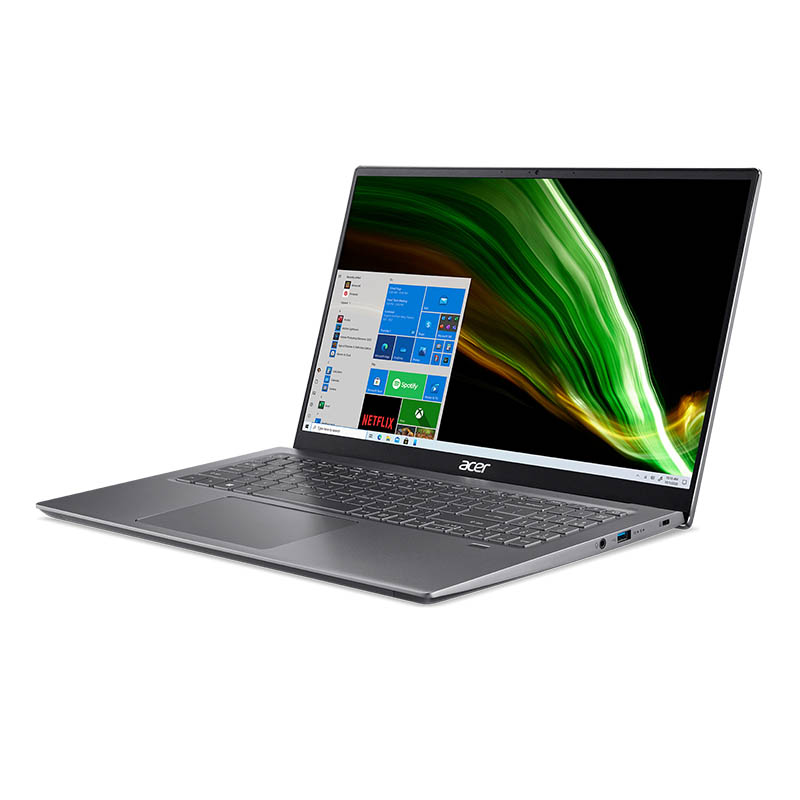 Ноутбук Б/У 16.1 Acer Swift X SFX16-51G: Intel Core i7-11800H, nVidia GeForce RTX 3050, IPS, Full HD Фото: 2