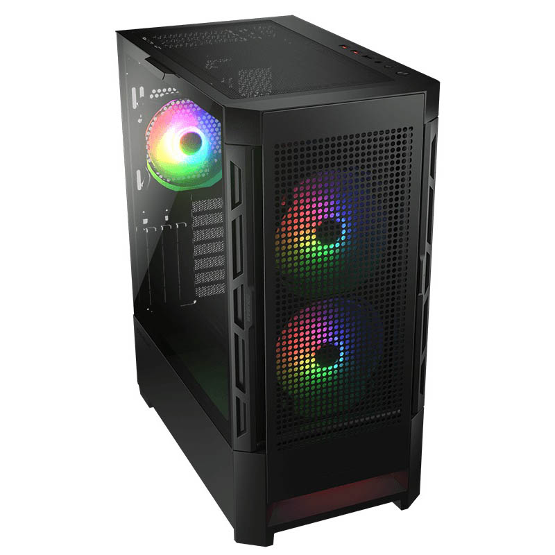 Компьютер Cougar Airface RGB Black: Intel Core i5-10400F, GeForce GTX 1070, Mini-Full-Tower Фото: 2