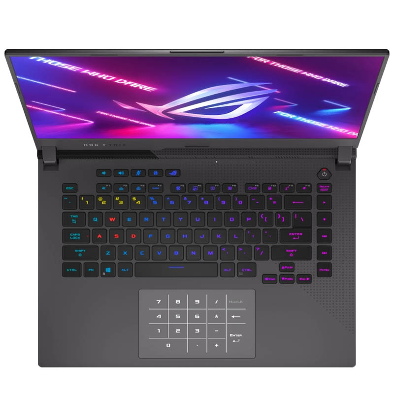 Ноутбук Б/У 15.6 Asus ROG Strix G513IC-HN092: AMD Ryzen 7 4800H, nVidia GeForce RTX 3050, IPS, Full HD, Key Light Фото: 2