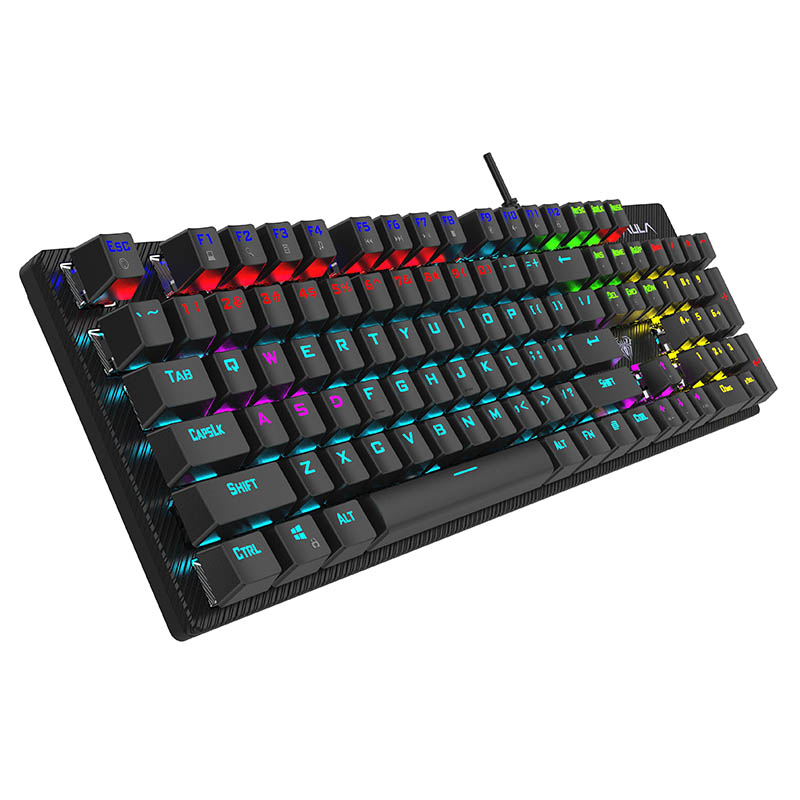 Клавиатура Aula Mechanical S2022 Black keycaps, blue switch (6948391202235) Фото: 1