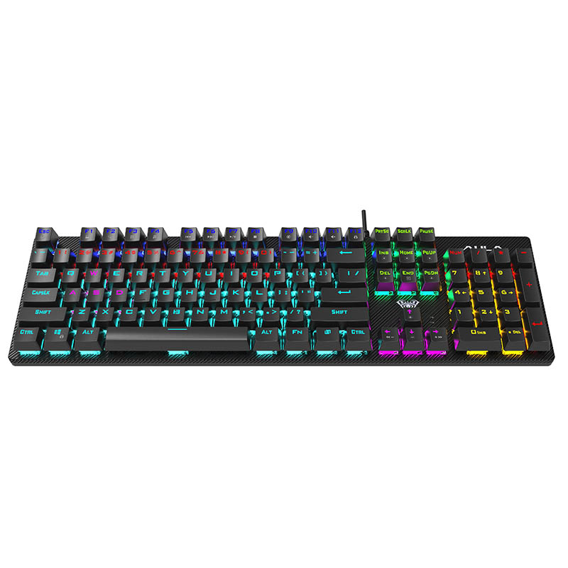 Клавиатура Aula Mechanical S2022 Black keycaps, blue switch (6948391202235) Фото: 2