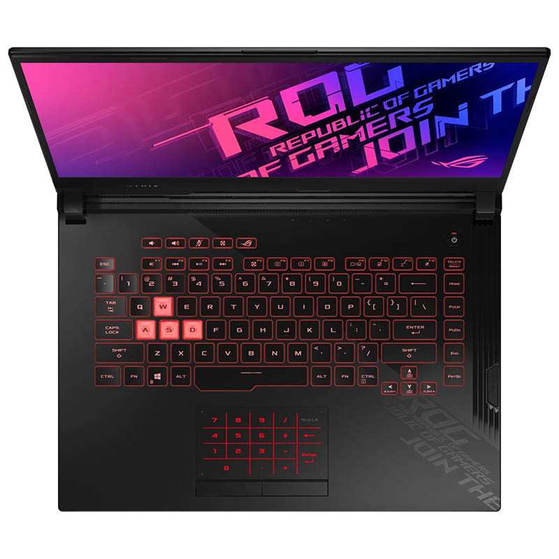Ноутбук Б/У 15.6 Asus ROG G512LW-ES76: Intel Core i7-10750H, nVidia GeForce RTX 2070, IPS, Full HD, No Webcam, Key Light Фото: 2