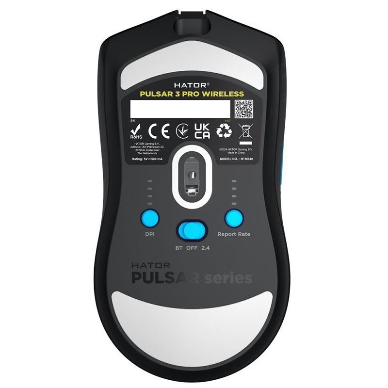 Мышь Hator Pulsar 3 Pro Wireless Black (HTM640) беспроводная Фото: 4