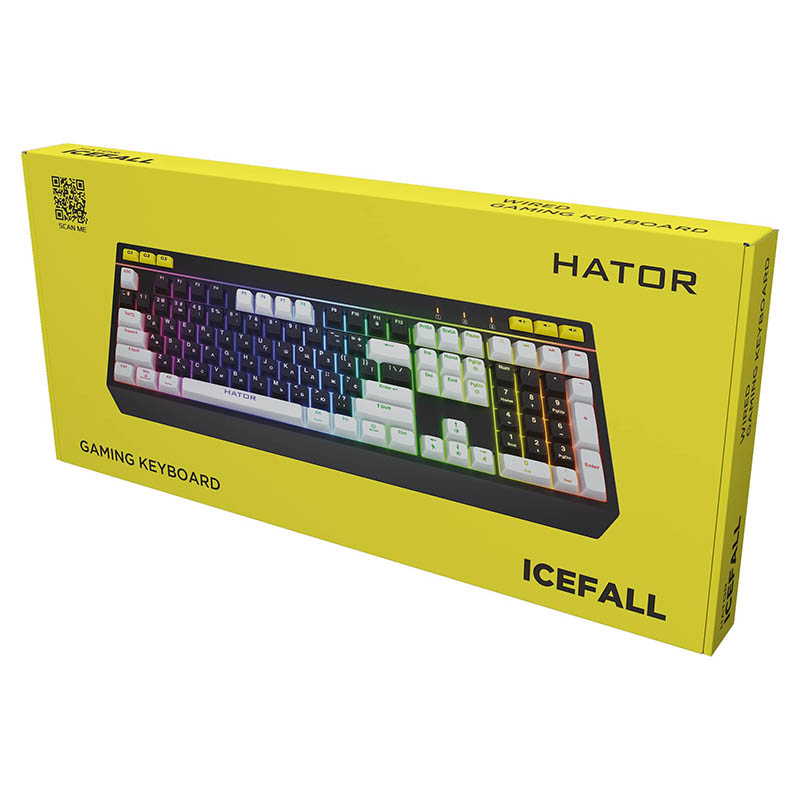 Клавиатура Hator Icefall (HTK400UA) Black USB Фото: 5