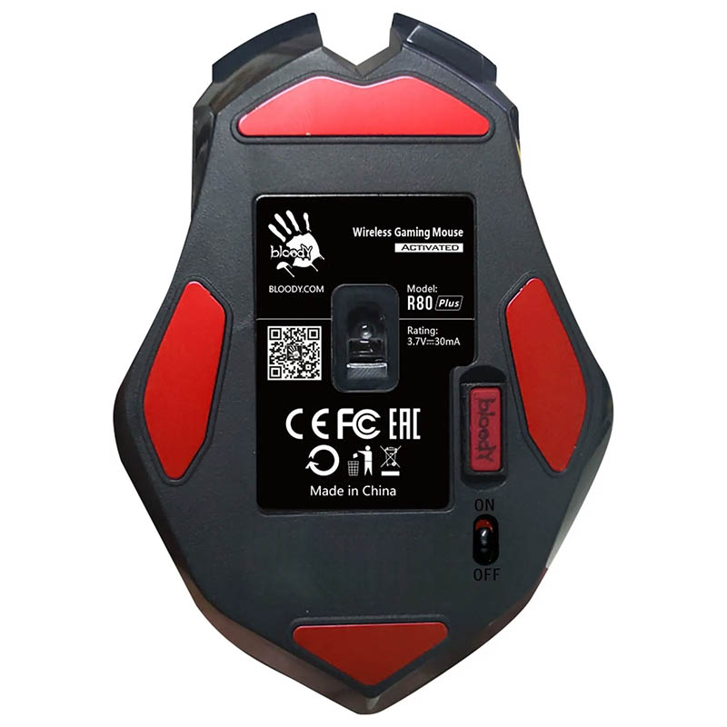 Мышь A4Tech R80 Plus Bloody (Skull) Black USB Фото: 1