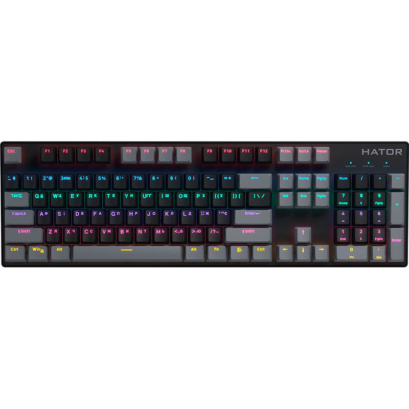 Клавиатура Hator Starfall Rainbow Origin Red (HTK-608-BGB) Фото: 1