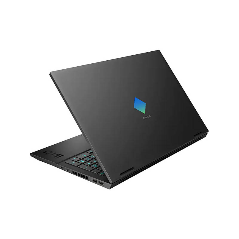 Ноутбук Б/У 15.6 HP Omen 15-EN1003NO: AMD Ryzen 5 5600H, nVidia GeForce RTX 3060, IPS, Full HD, Key Light Фото: 2