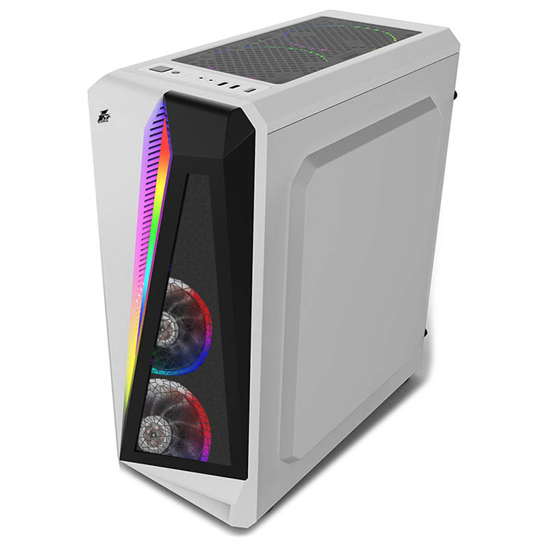Компьютер 1stPlayer R5 3R1-WH Color LED White: AMD Ryzen 5 5500, GeForce RTX 3050, Mini-Full-Tower Фото: 1