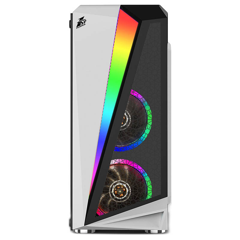 Компьютер 1stPlayer R5 3R1-WH Color LED White: AMD Ryzen 5 5500, GeForce RTX 3050, Mini-Full-Tower Фото: 2