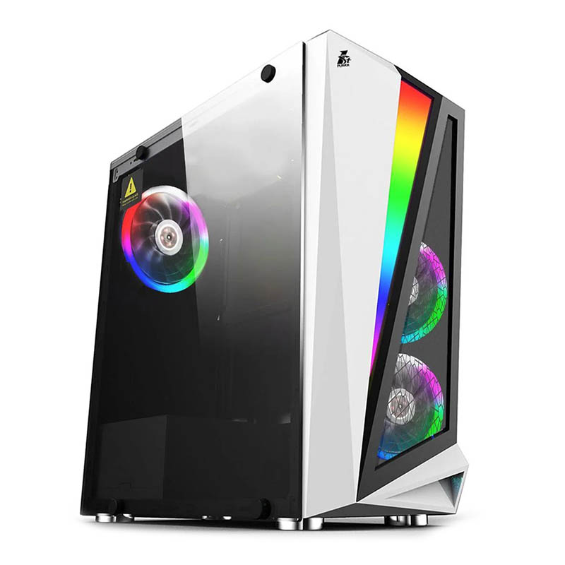 Компьютер 1stPlayer R5 3R1-WH Color LED White: AMD Ryzen 5 5500, GeForce RTX 3050, Mini-Full-Tower Фото: 3