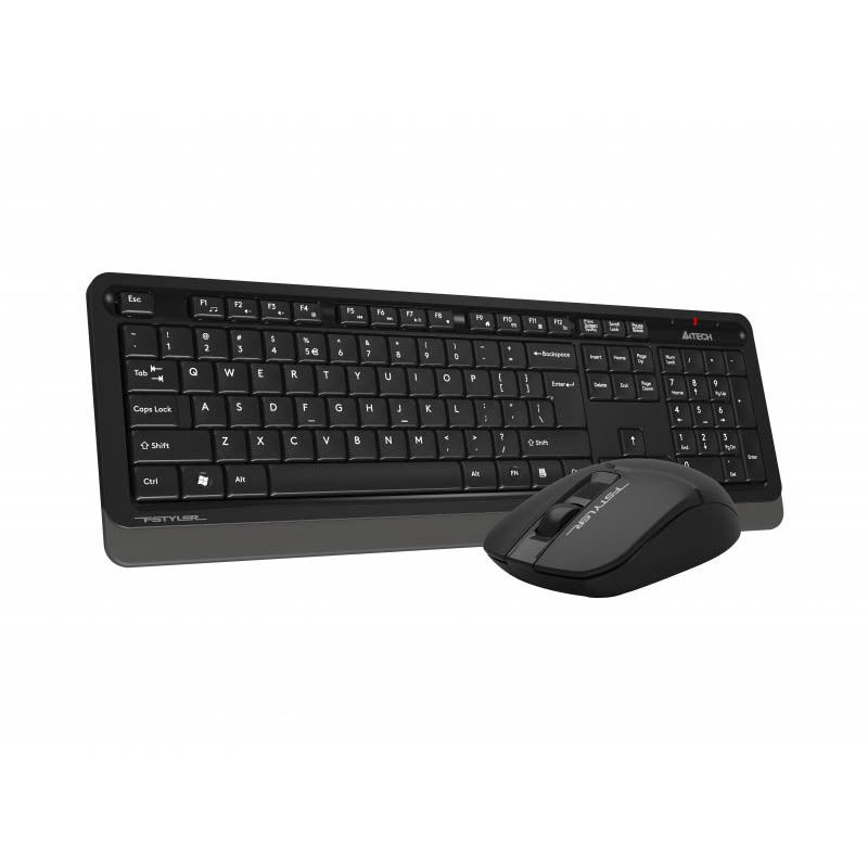 Комплект (клавиатура+мышь) A4Tech FG1012 Black USB беспроводные Фото: 2