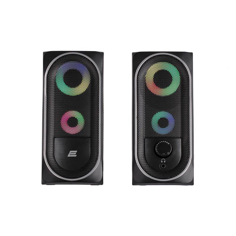 Колонки 2.0 2E PCS234 RGB Black (2E-PCS234BK) Фото: 1