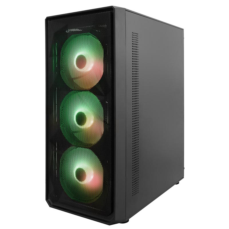 Компьютер FORSAGE (FD3-4F2(AP)-BK Black): AMD Ryzen 5 3600, AMD Radeon RX 580, Mini-Midi-Full-Tower Фото: 2