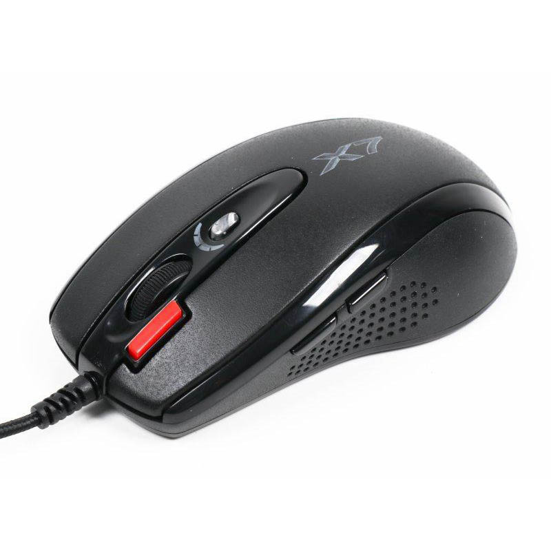 Мышь A4Tech X-710BK Black USB + коврик A4Tech X7-200MP Фото: 1