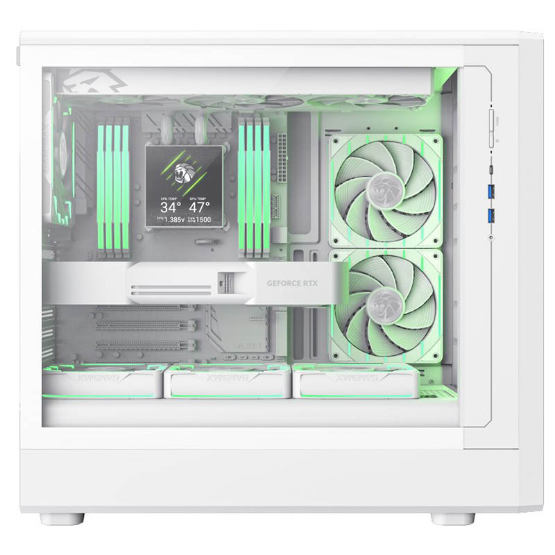 Комп`ютер ICE (Claw 360 WH): Intel Core Ultra 5 225F, DDR5 32 GB, SSD 1 TB, GeForce RTX 5060, Mini-Midi-Full-Tower Фото: 2