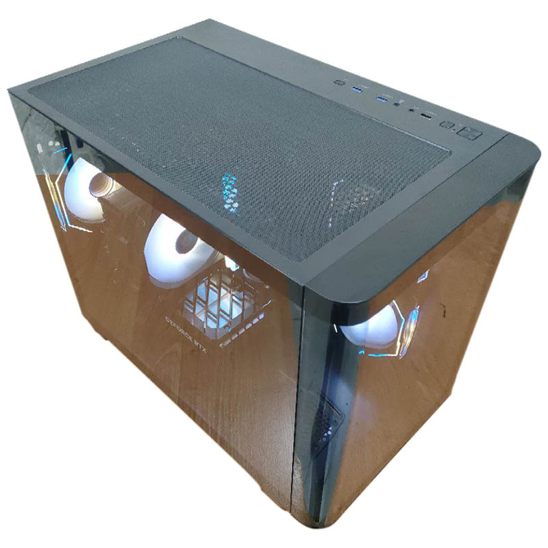 Компьютер FORSAGE (P300C-G-BK-v1 Black): AMD Ryzen 5 5500, AMD Radeon RX 570, Mini-Midi-Full-Tower Фото: 2