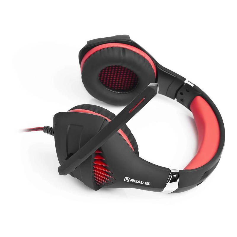 Гарнитура REAL-EL GDX-7600 Black/Red Фото: 1