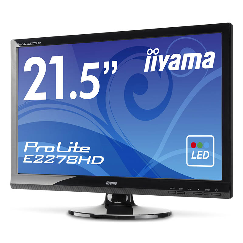 Монітор Б/В 21,5 Iiyama ProLite E2278HD, Широкий Фото: 2
