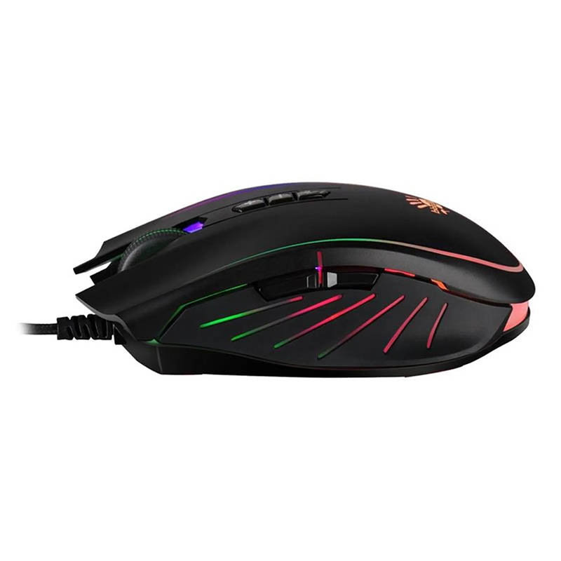 Миша Bloody Q81 Neon XGlide Curve Black Фото: 2