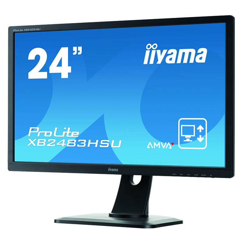 Монітор Б/В 24 Iiyama ProLite XB2483HSU, Широкий Фото: 2