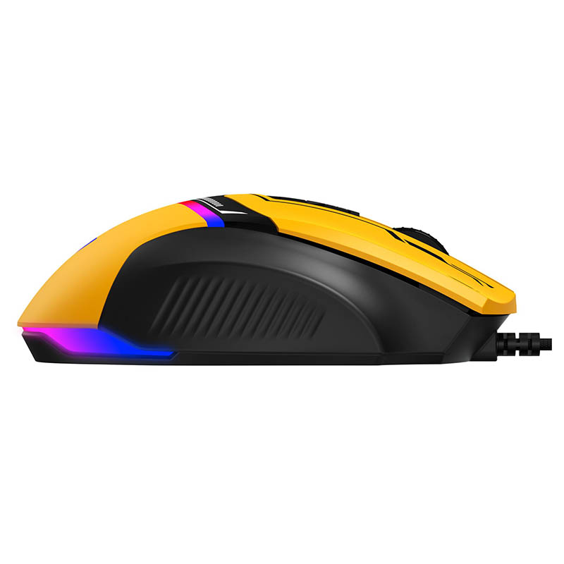 Миша GamePro GM300BL Yellow-Black Фото: 3