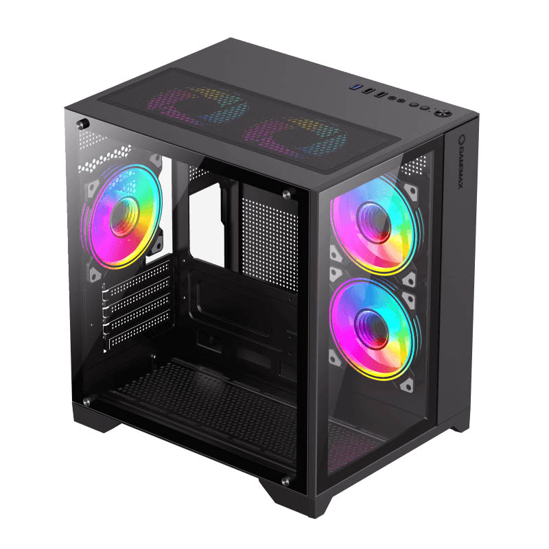 Компьютер FORSAGE (Infinity Mini Black): AMD Ryzen 5 8400F, GeForce GTX 1060, Mini-Midi-Full-Tower