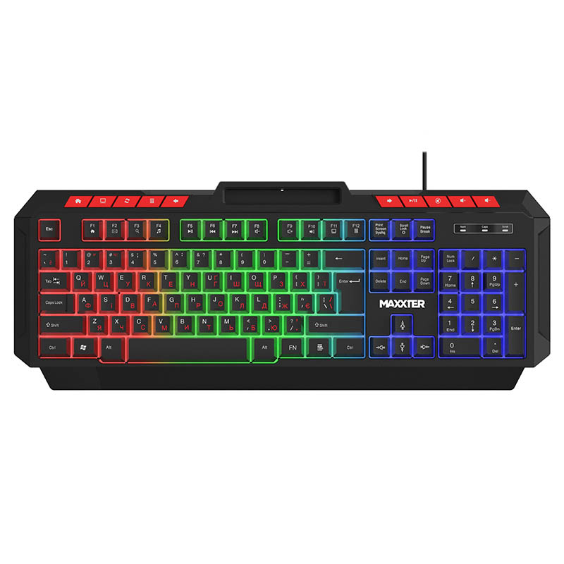 Клавиатура Maxxter KBG-UML-02B-UA Black