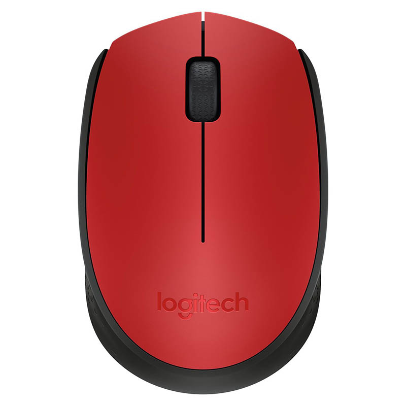 Мышь Logitech M171 беспроводная Red/Black