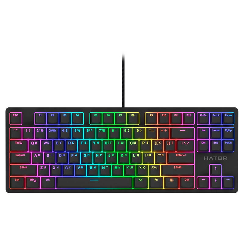Клавиатура Hator Rockfall 2 Mecha TKL Orange Black (HTK-520)