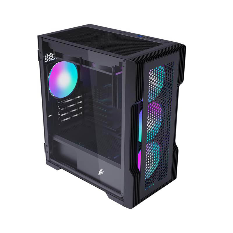 Комп`ютер 1stPlayer T3-4F1-BK Black: Intel Core i5-12400F, GeForce GTX 1660 Super, Mini-Full-Tower