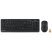 Комплект (клавиатура+мышь) A4Tech FG1012 Black USB беспроводные