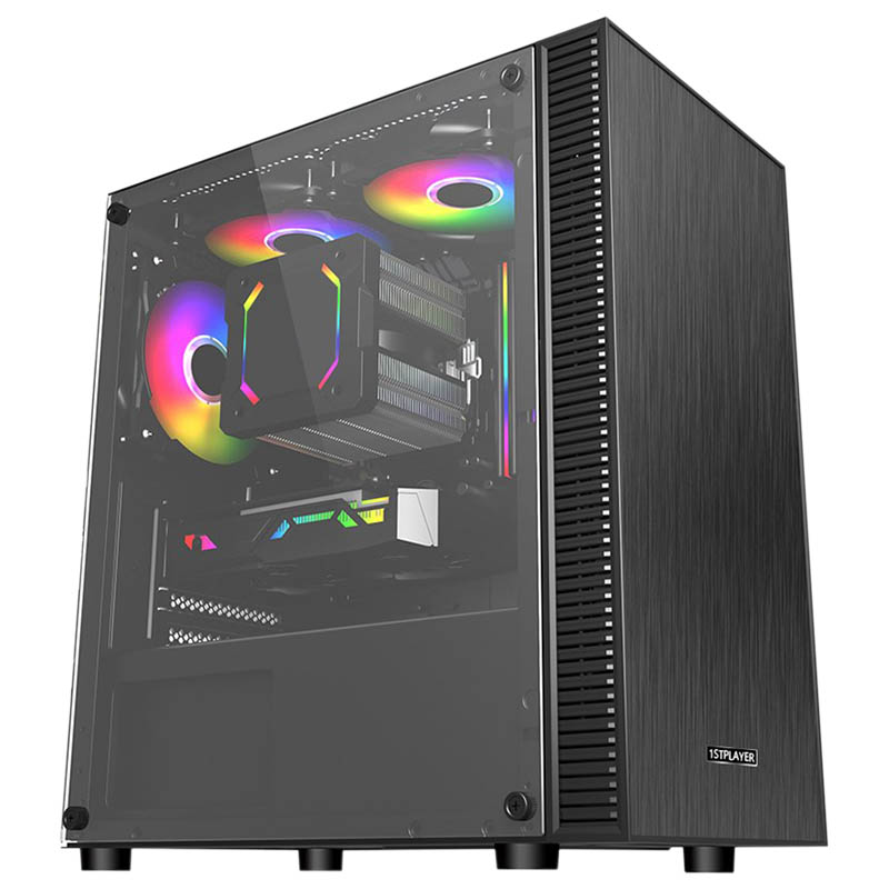 Комп`ютер Б/В 1stPlayer B4-M 1A2 Black: AMD Ryzen 3 3100, No video card, Mini-Full-Tower