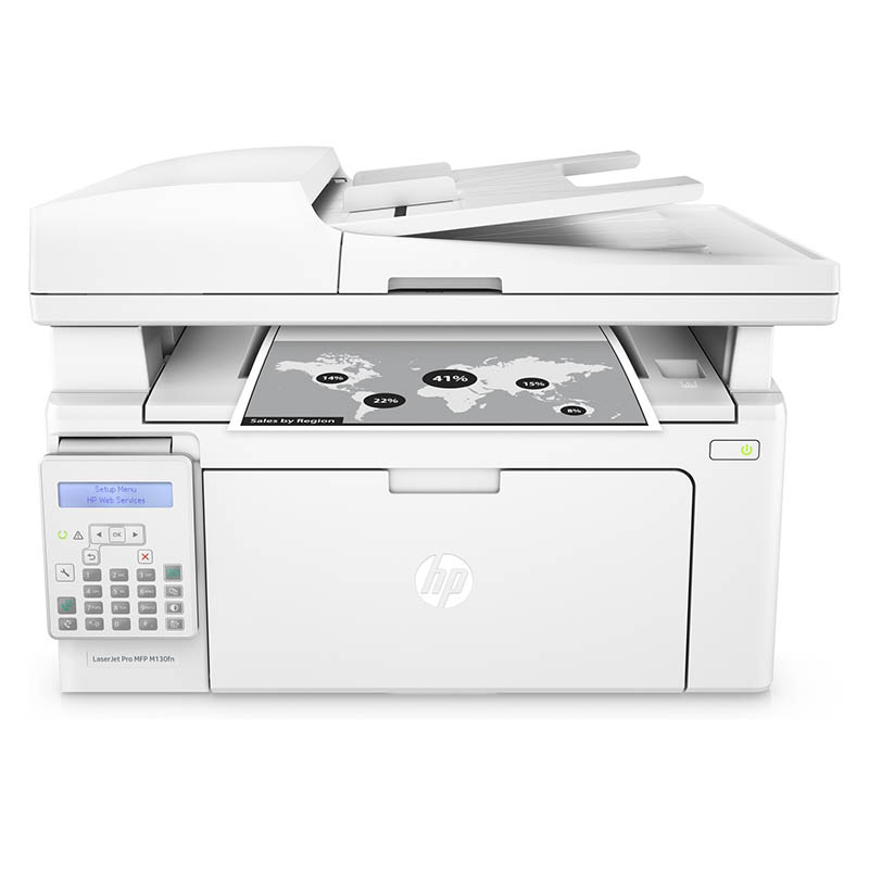 БФП Б/В HP LaserJet Pro MFP M130FN, Лазерная печать